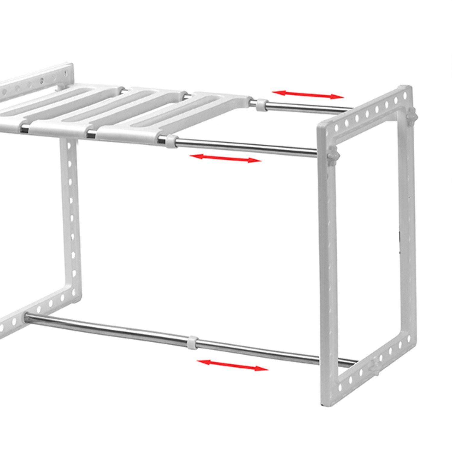 Calicosy Ausziehbares Regal für unter die Spüle mit 1 Regalebene L38/65 cm  