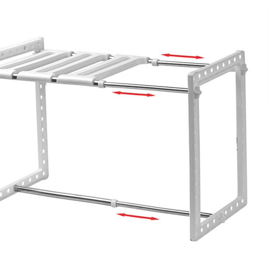 Calicosy Ausziehbares Regal für unter die Spüle mit 1 Regalebene L38/65 cm  