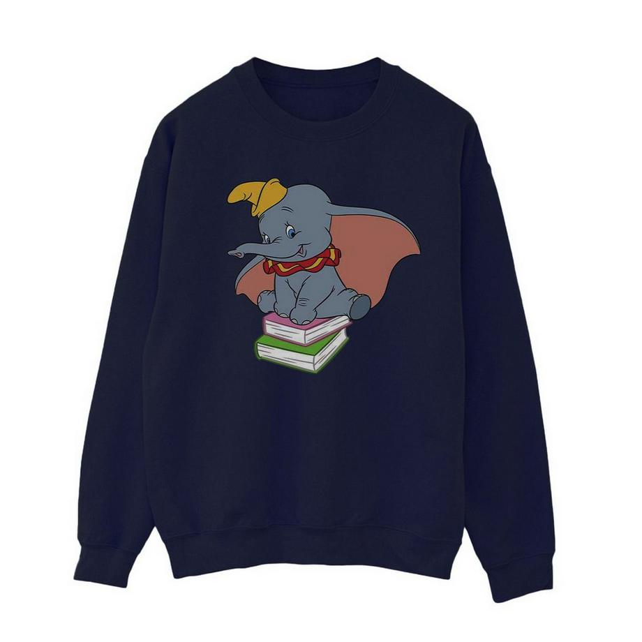 Disney Dumbo Sitting On Books Sweatshirt  