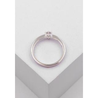 MUAU Schmuck  Bague Solitaire Diamant 0.30ct. or blanc 750 