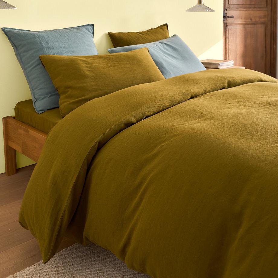 La Redoute Intérieurs Bettbezug Marnie aus Baumwolle/gewaschenem Leinen  