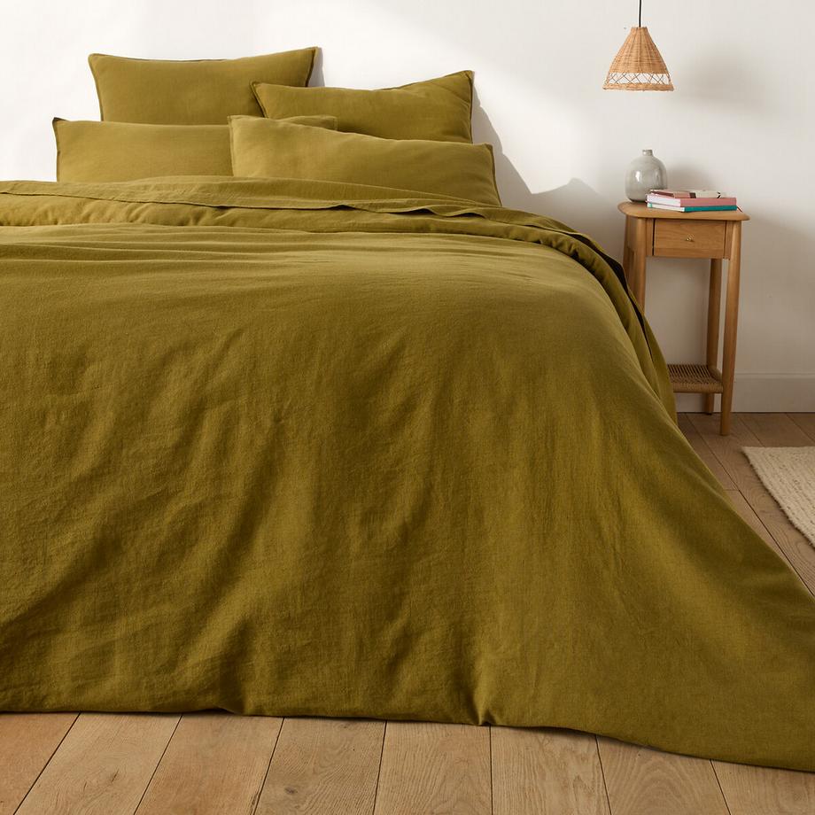 La Redoute Intérieurs Bettbezug Marnie aus Baumwolle/gewaschenem Leinen  