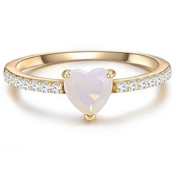 Femme Bague en argent Coeur