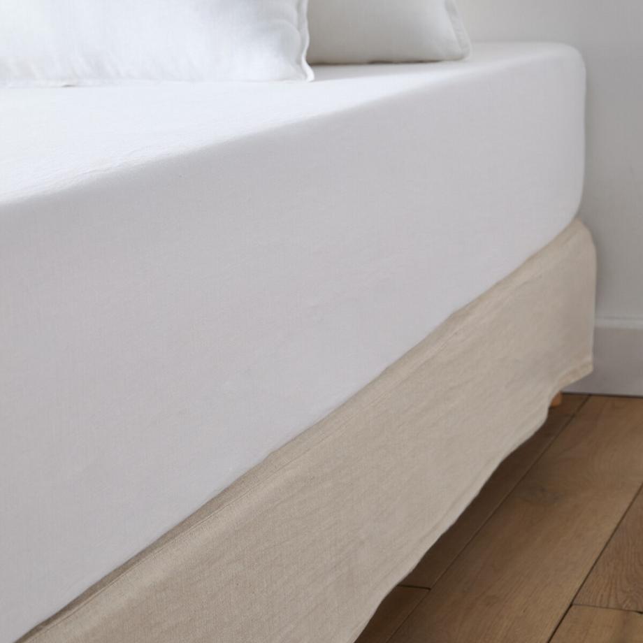 La Redoute Intérieurs  Kurze Betthusse Abella aus gewaschenem Leinen 
