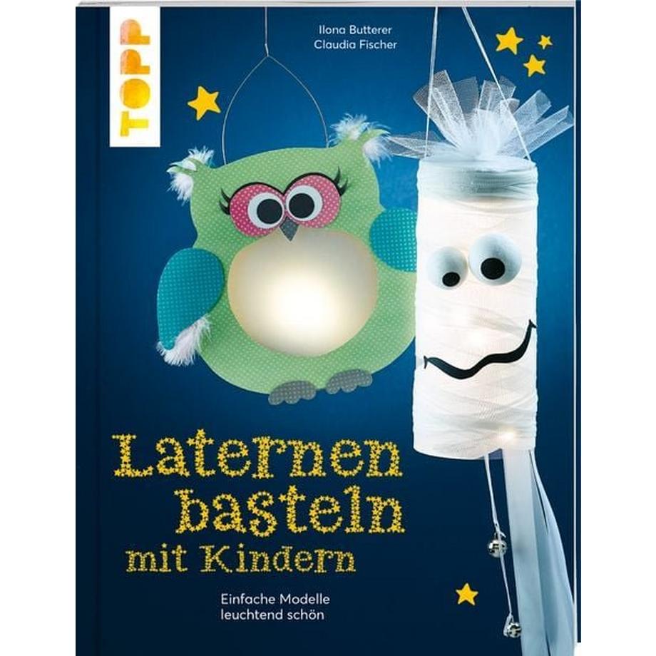 Frech  Laternen basteln mit Kindern 