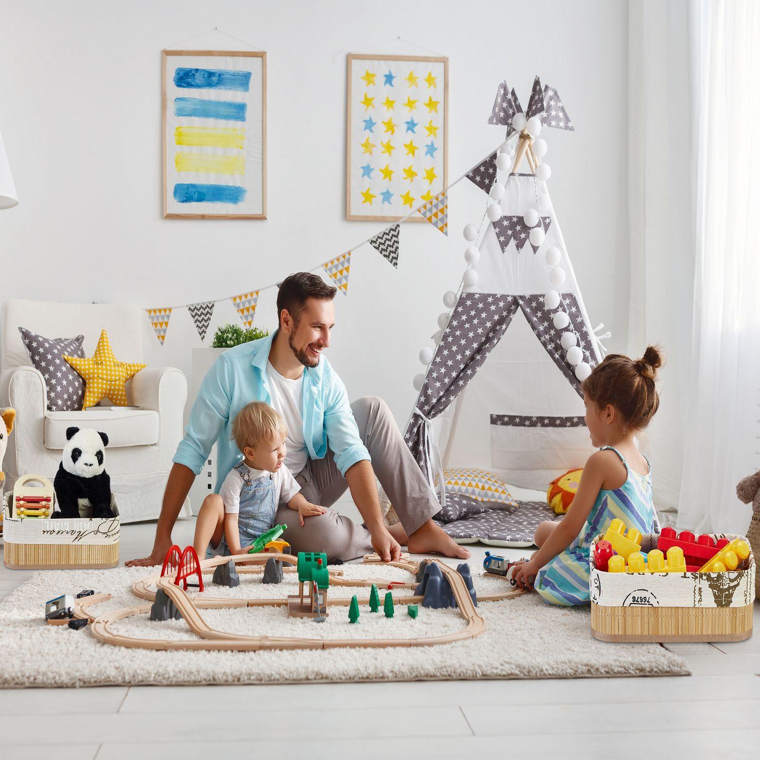 Northio Cestini portaoggetti - set da 3  