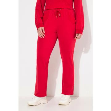 Pantaloni di felpa modello Ruby dal taglio dritto con cintura elastica e laccetto