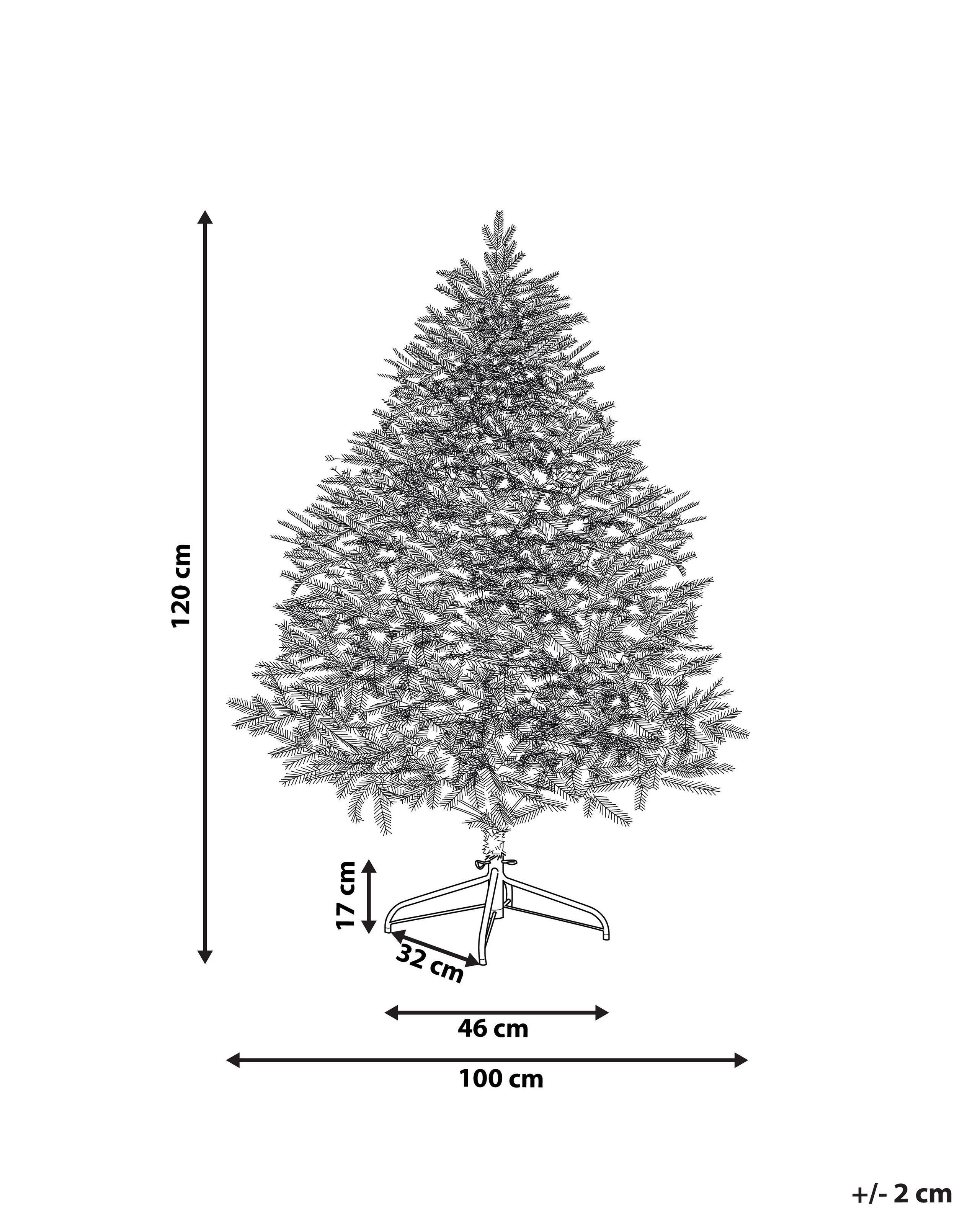 Beliani Weihnachtsbaum aus PVC Modern FARNHAM  