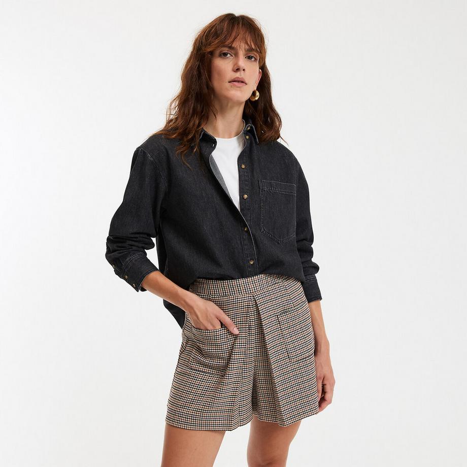 La Redoute Collections Camicia in denim di puro cotone  