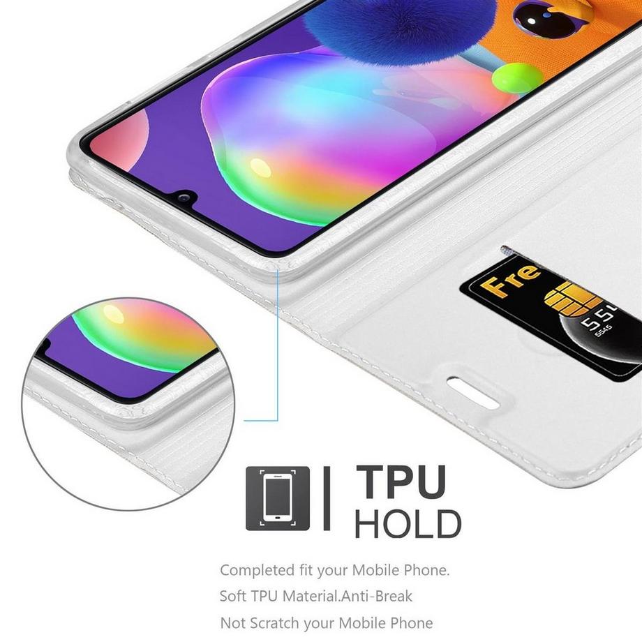 Cadorabo  Hülle für Samsung Galaxy A31 Magnetverschluss, Kartenfach 