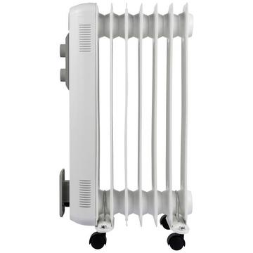 Ölradiator  15 m² 600 W, 900 W, 1500 W Weiß, Grau