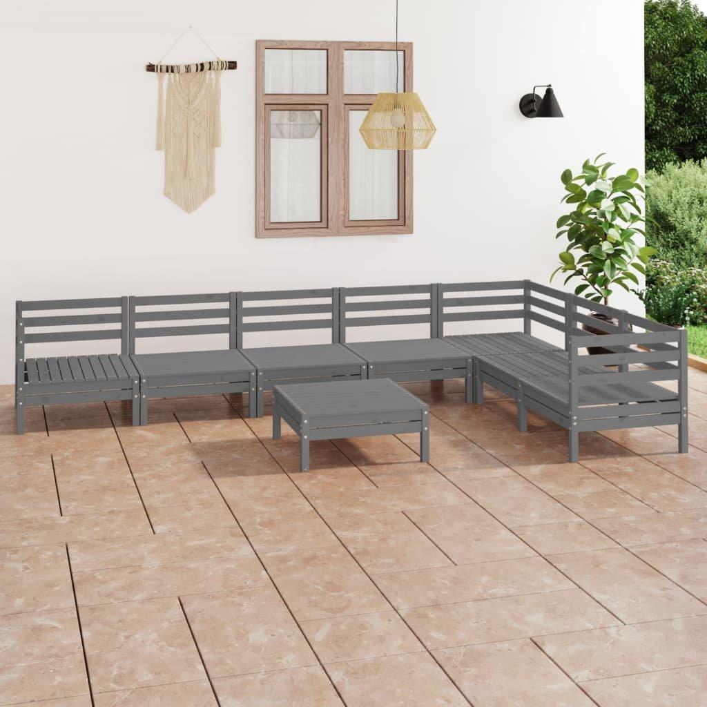 VidaXL set salotto da giardino Legno di pino  