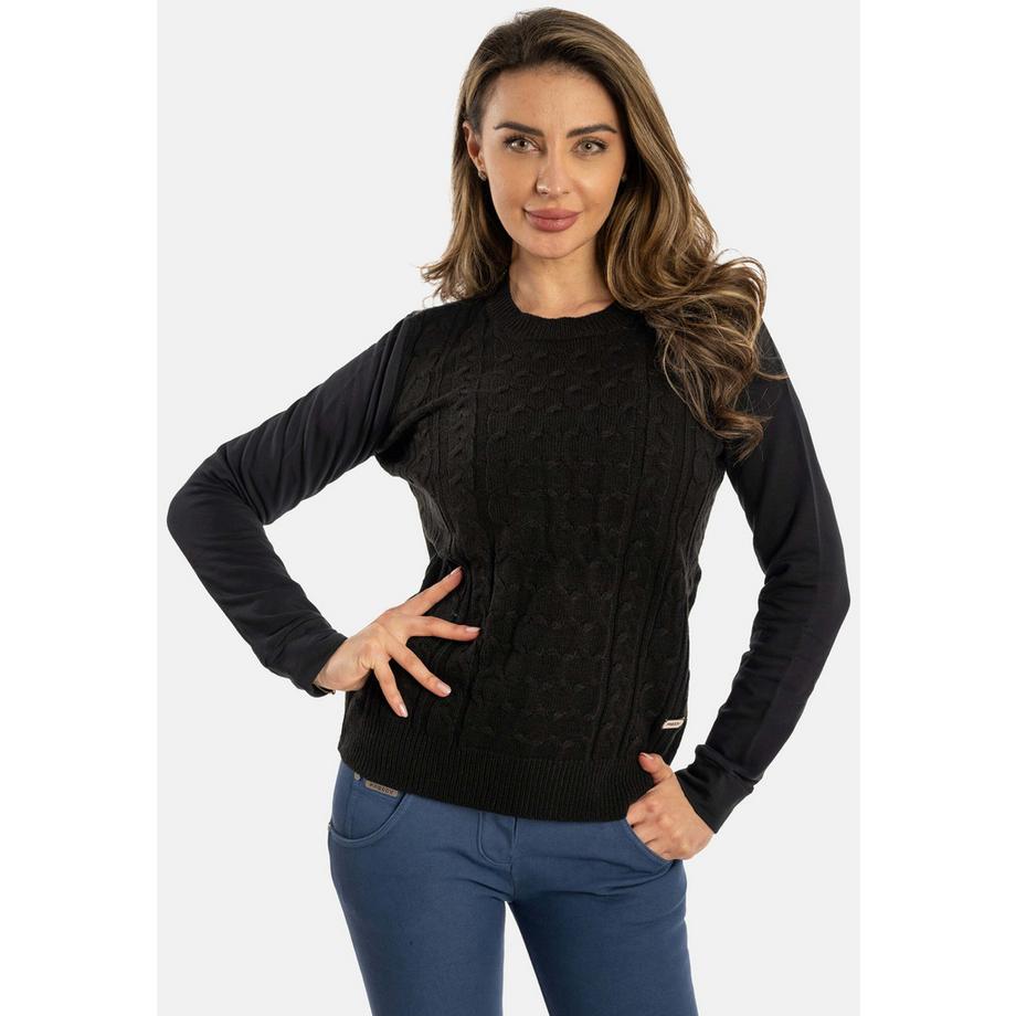 FREDDY F4WSARA Zopfmuster Pullover  