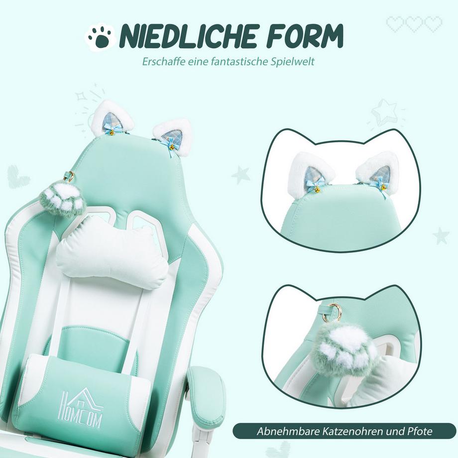 HOMCOM Chaise de jeu  