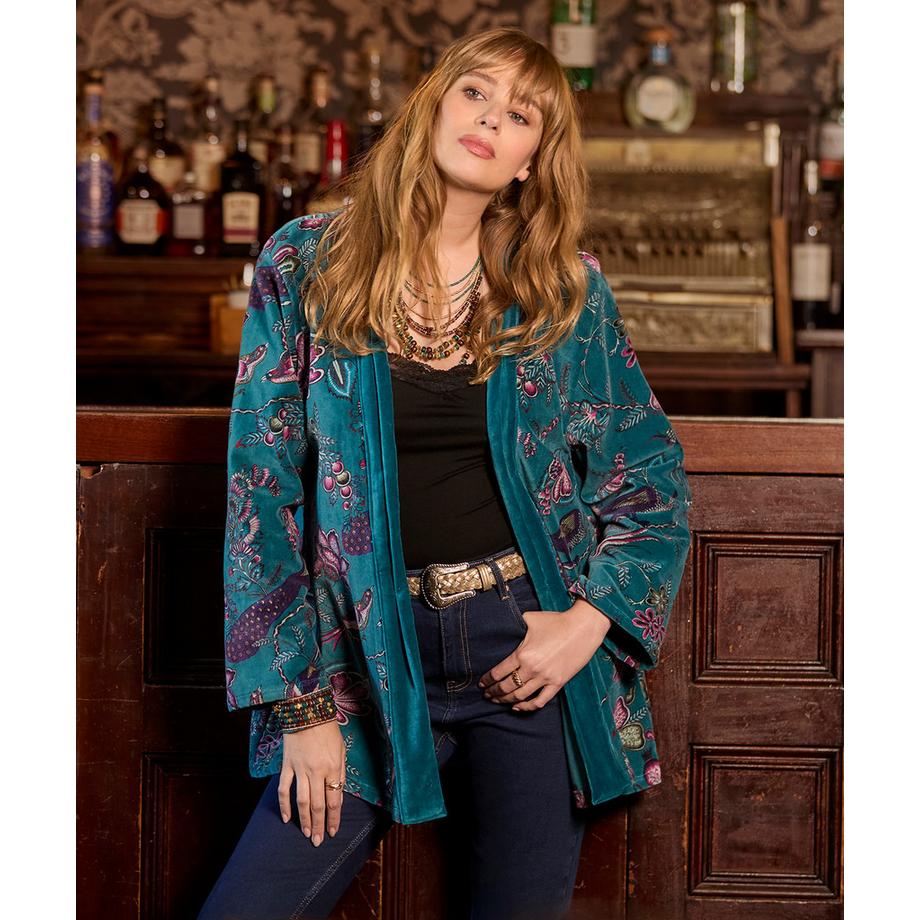 Joe Browns Kimono Velluto Fantasia Autunnale  