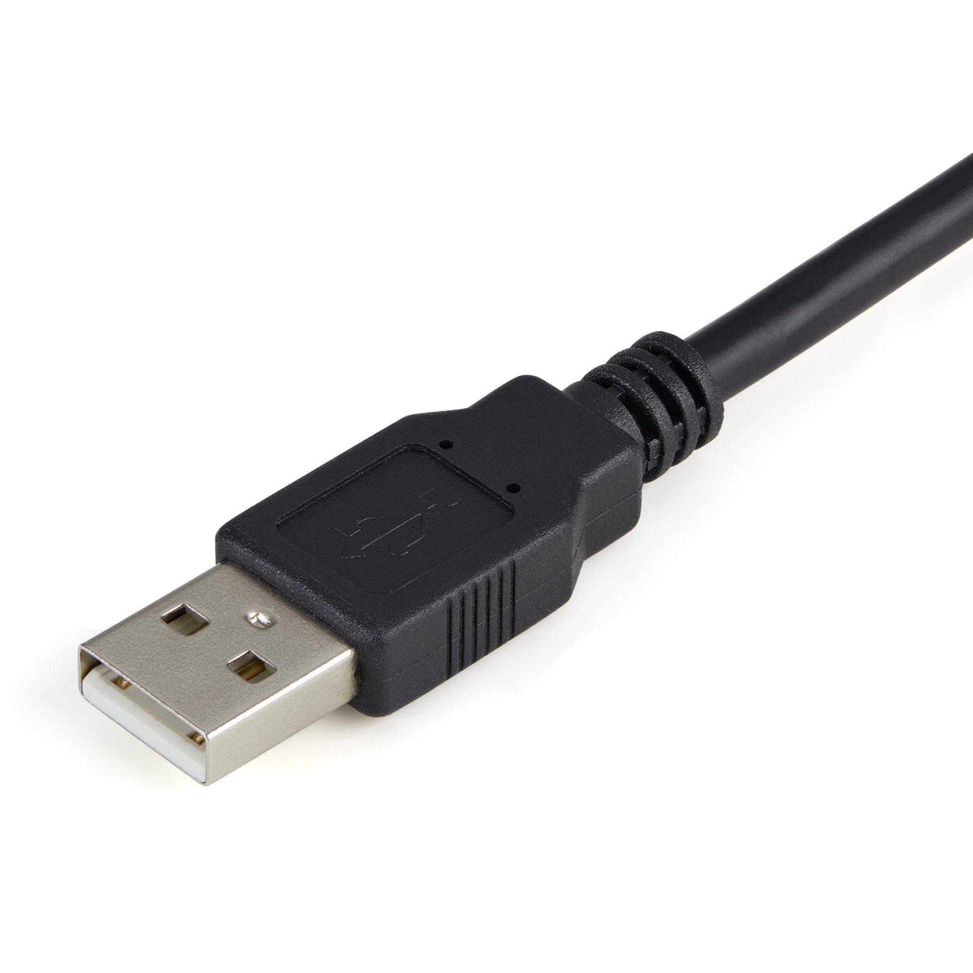 STARTECH.COM  StarTech.com USB auf Seriell Adapter - 1 Anschluss - Stromversorgung über USB - FTDI USB UART Chip - DB9 (9-polig) - USB auf RS232 Adapter 