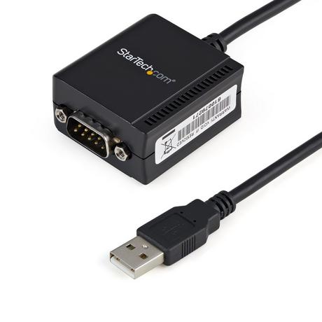 STARTECH.COM  StarTech.com USB auf Seriell Adapter - 1 Anschluss - Stromversorgung über USB - FTDI USB UART Chip - DB9 (9-polig) - USB auf RS232 Adapter 