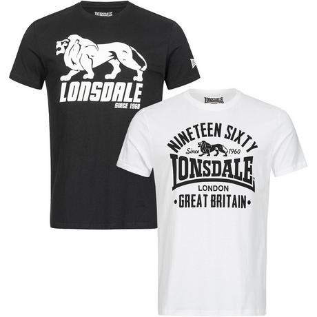 LONSDALE Regular Fit T-Shirt Doppelpack  