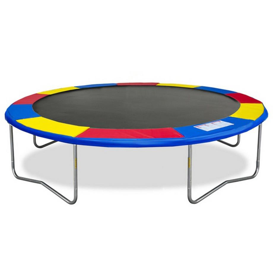 Pricenet  Bunte Federabdeckung für Trampolin 366 374 cm 12ft 