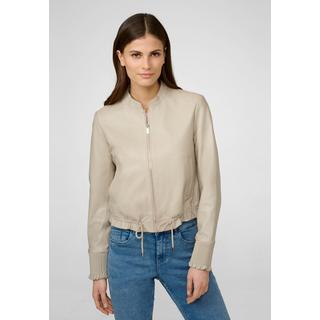 RICANO  Veste en cuir  Lilly, cropped avec cordon de serrage 