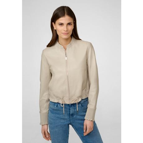 RICANO  Veste en cuir  Lilly, cropped avec cordon de serrage 