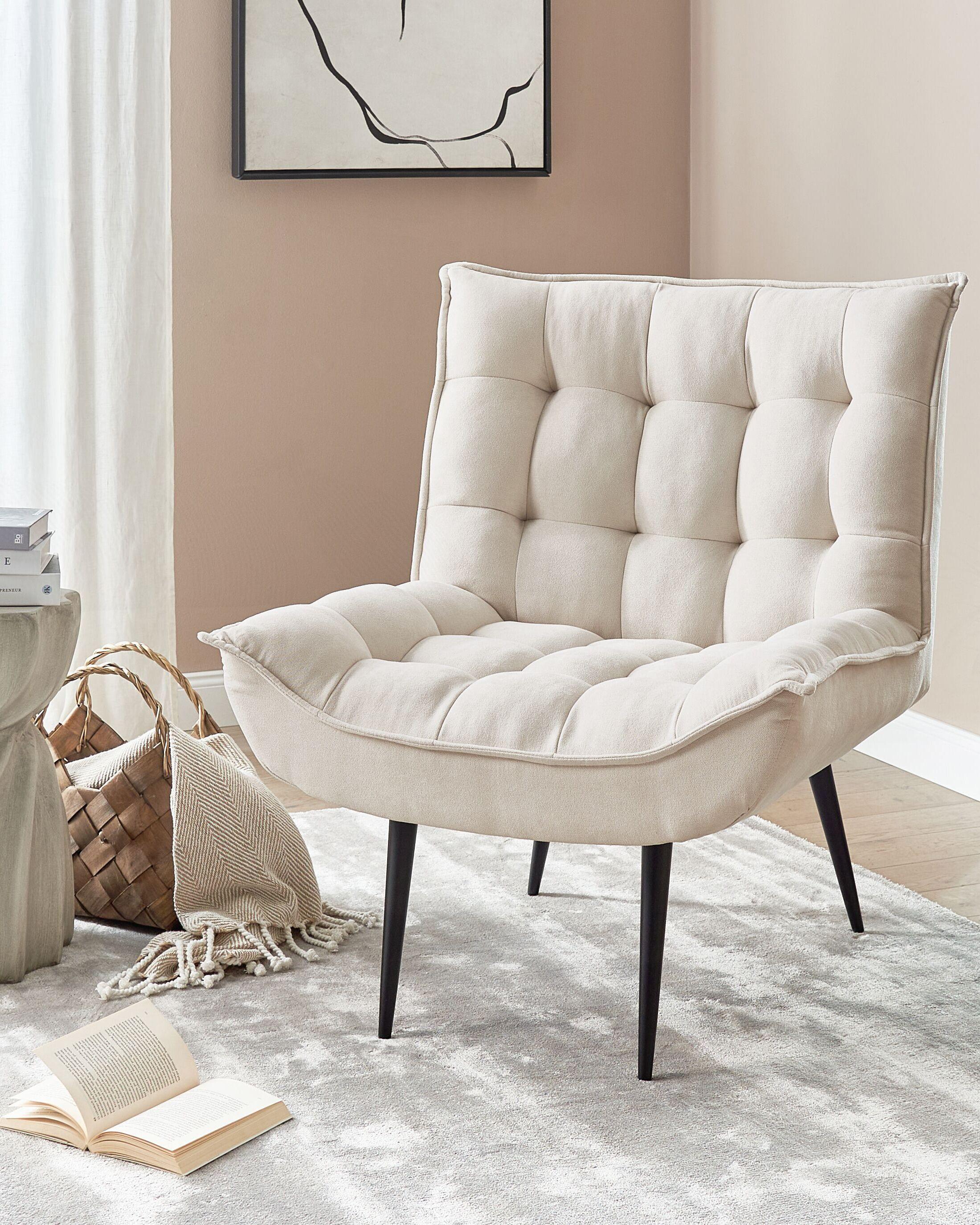 Beliani Fauteuil en Polyester Moderne ALVESTA  