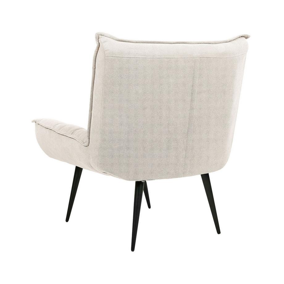 Beliani Fauteuil en Tissu Moderne ALVESTA  