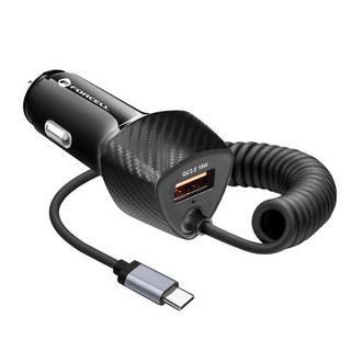 Avizar  Chargeur Voiture USB 38W + Câble USB-C 