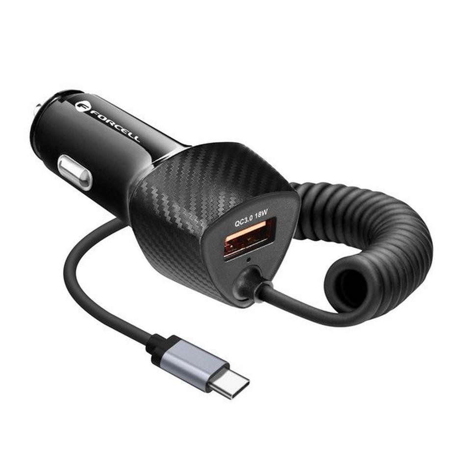 Chargeur Voiture USB 38W + Câble USB-C