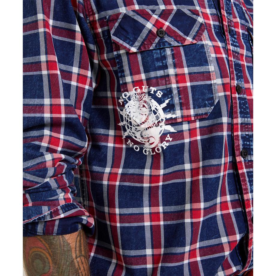 Joe Browns Camicia a Quadri con Stampa sul Retro  