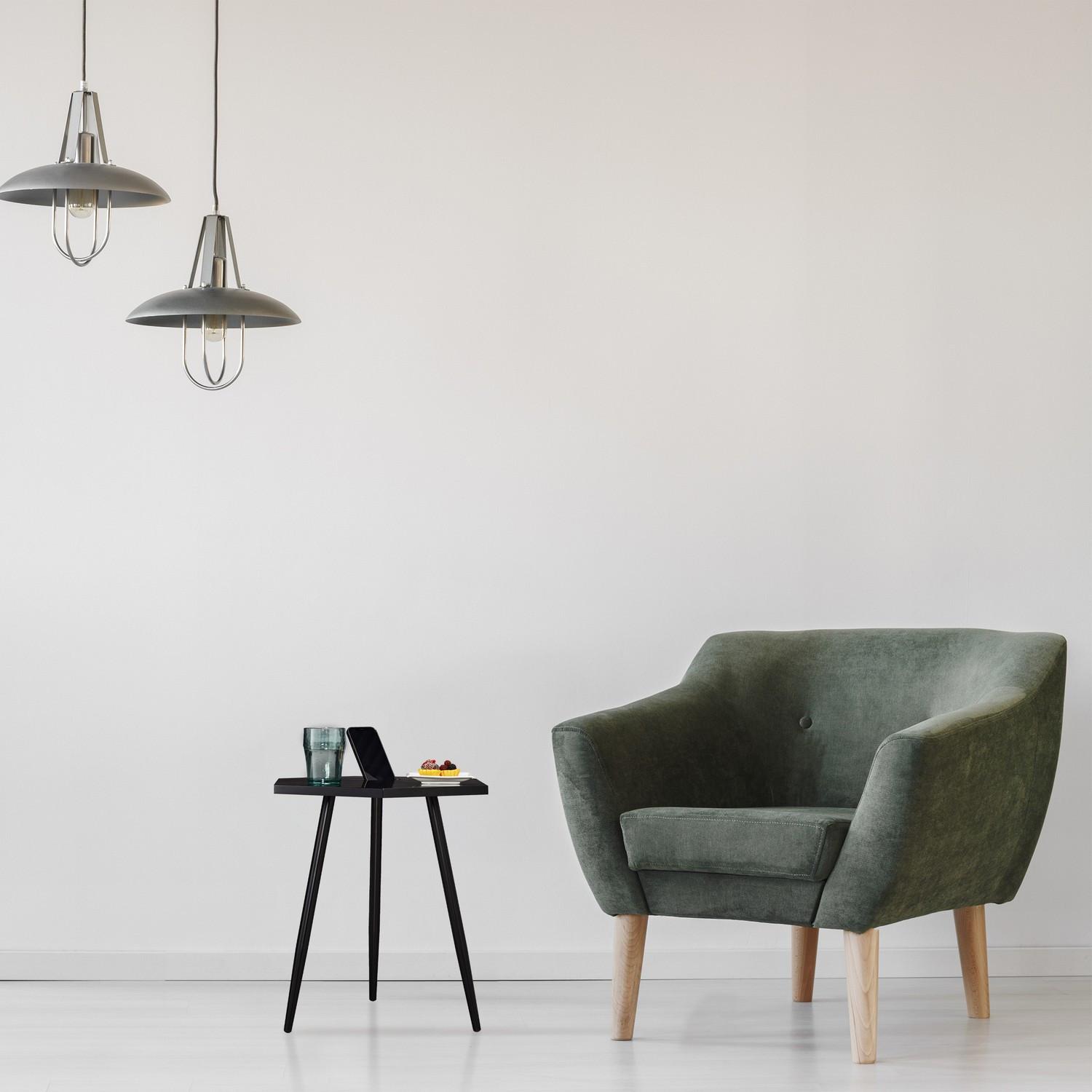 Northix Table d'appoint avec support pour tablette  