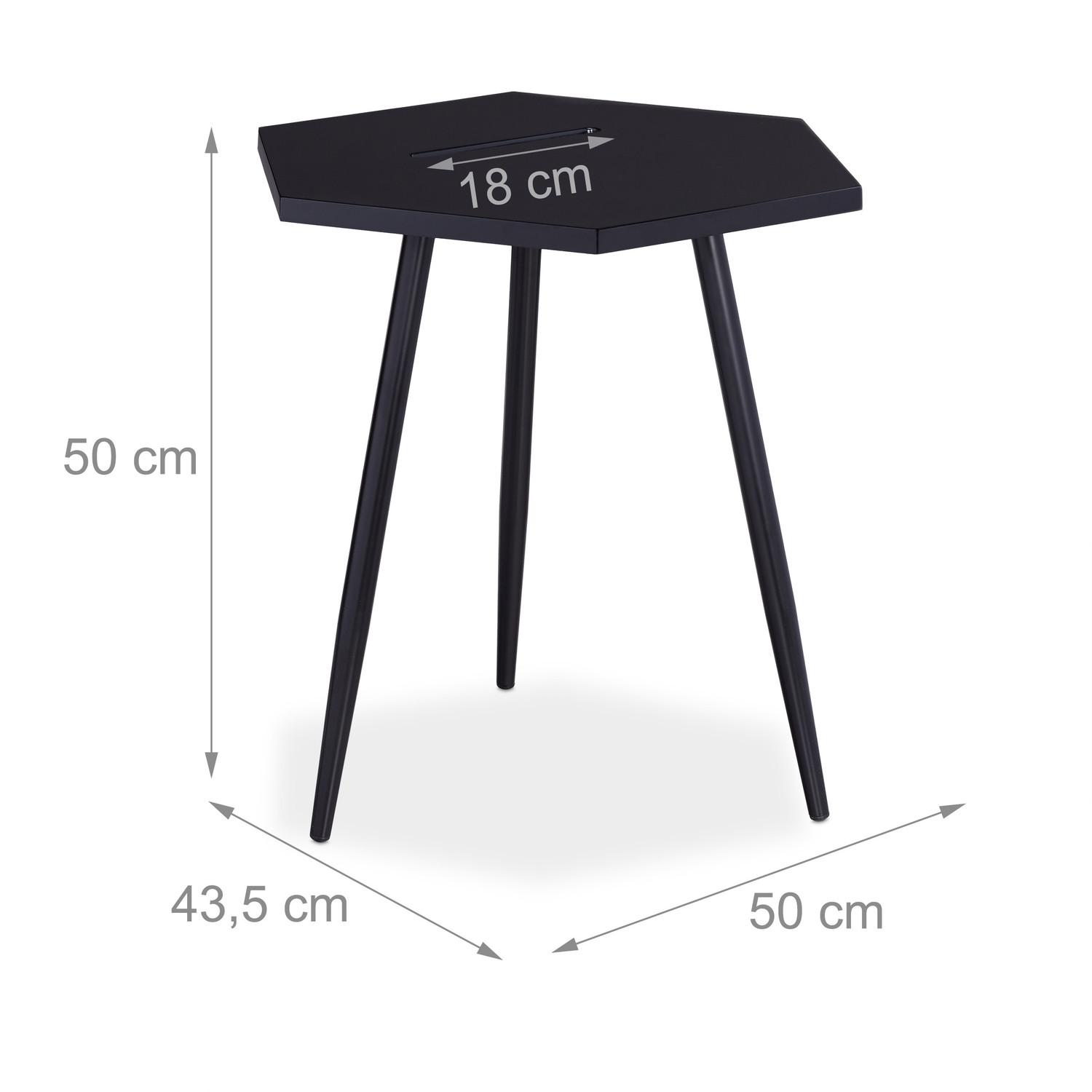 Northix Table d'appoint avec support pour tablette  