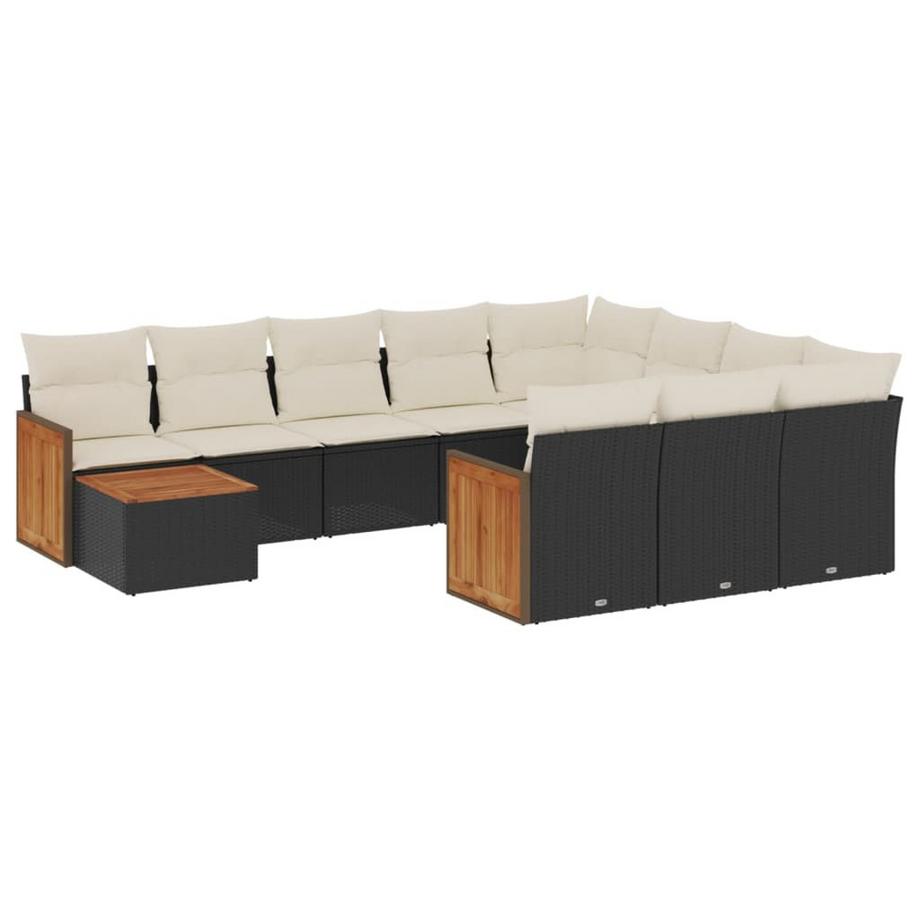 set divano da giardino Polirattan