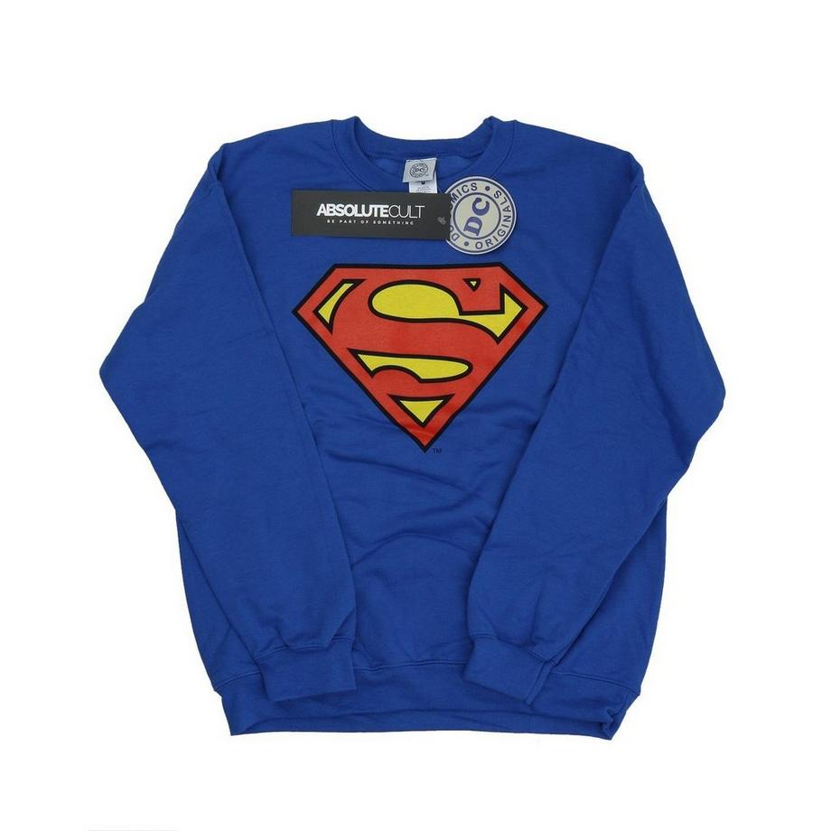 DC COMICS Superman Logo Girocollo Felpa  