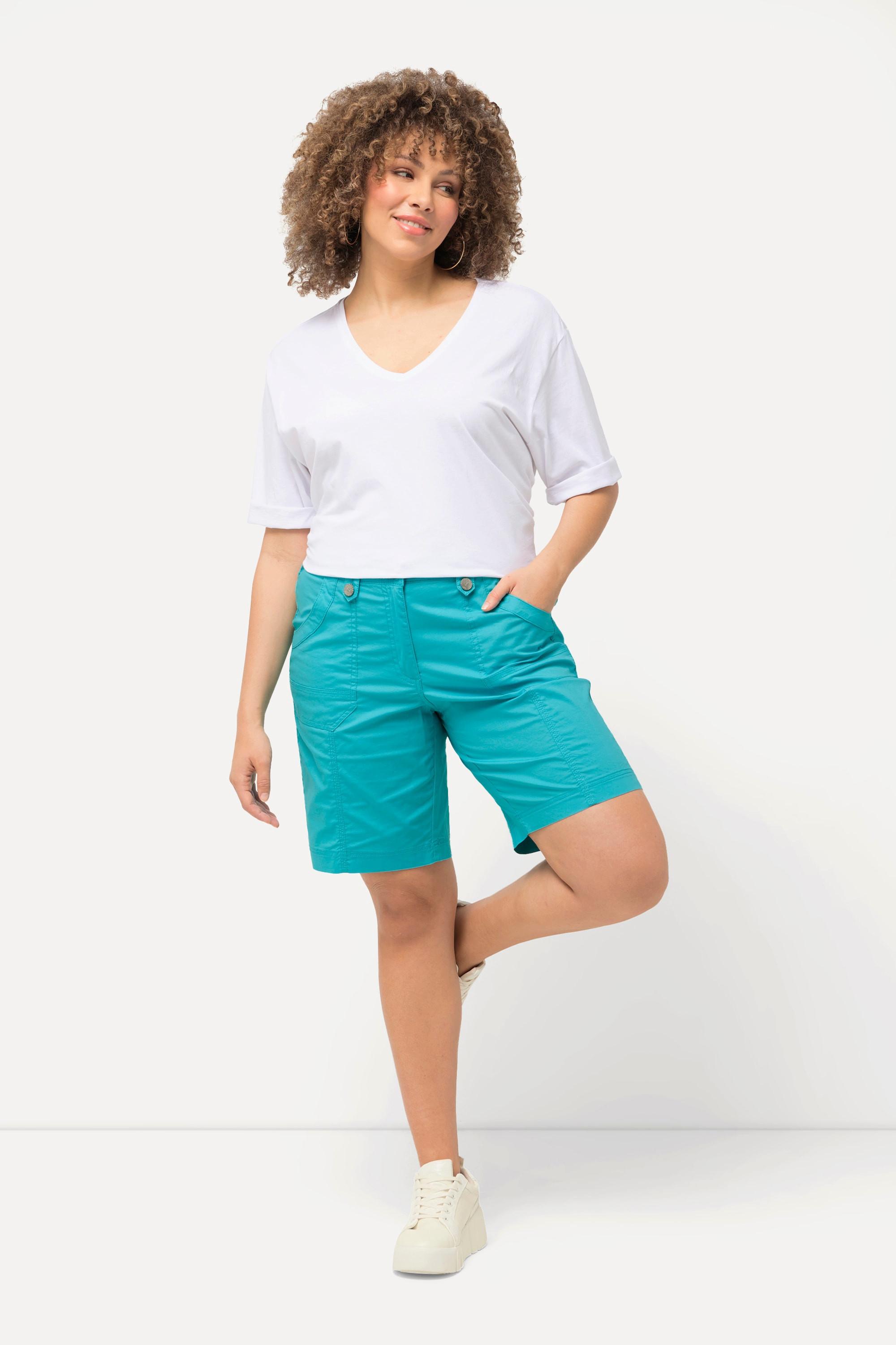 Ulla Popken Cargo Bermuda Komfortbund 4-Pocket-Schnitt  