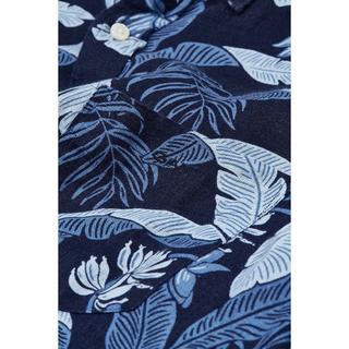 GANT Bedrucktes Regular Fit Leinenhemd  