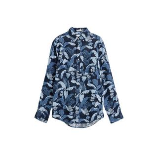 GANT Bedrucktes Regular Fit Leinenhemd  