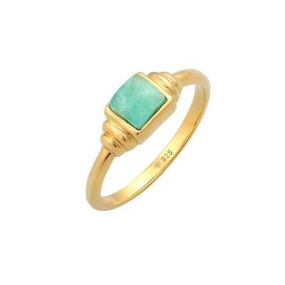 Elli  Bague Solitaire Vintage Avec Amazonite 