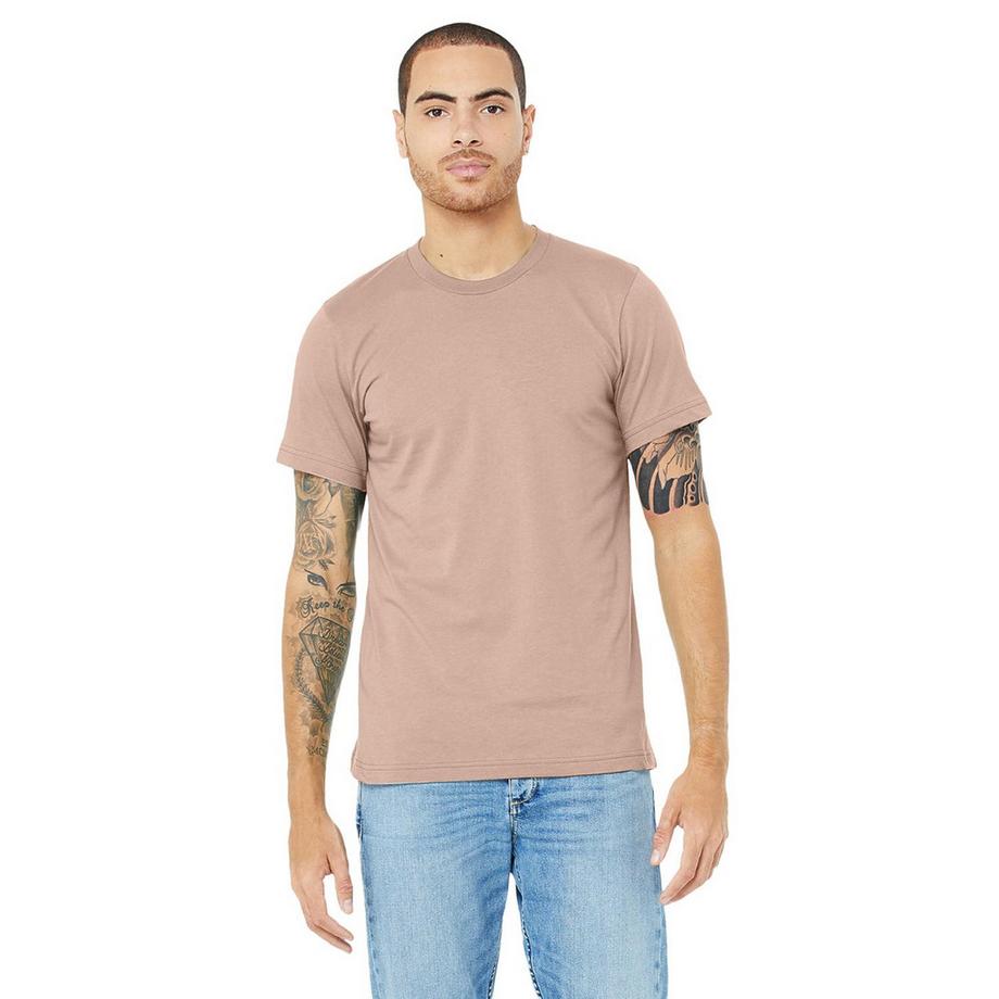 Bella + Canvas Maglietta Jersey Canvas Girocollo Maniche Corte  
