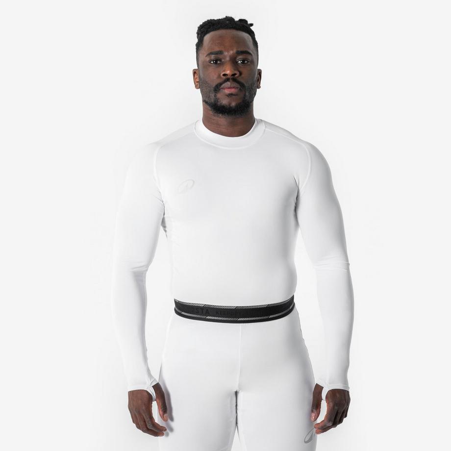 / Langarm-Funktionsshirt Wärmekomfort Keepdry Light weiss