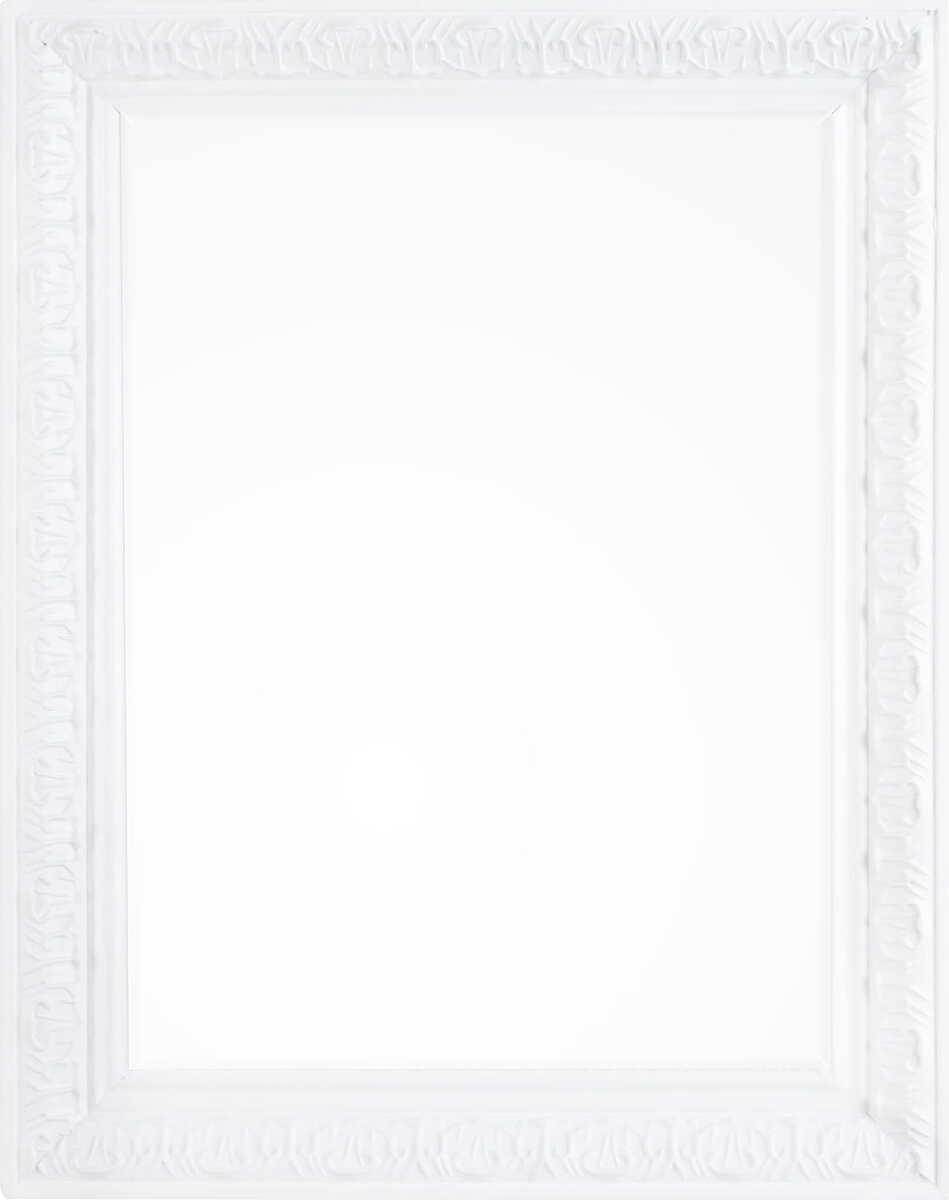 mutoni Spiegel Miro mit Rahmen Milky 35x45  