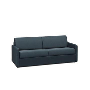 Schlafsofa 4Sitzer Stoff Liegefläche mit Lattenrost mit breiten LattenMatratze CALIFE