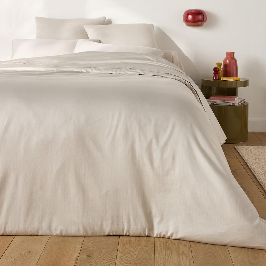 La Redoute Intérieurs Housse de couette en satin de coton  