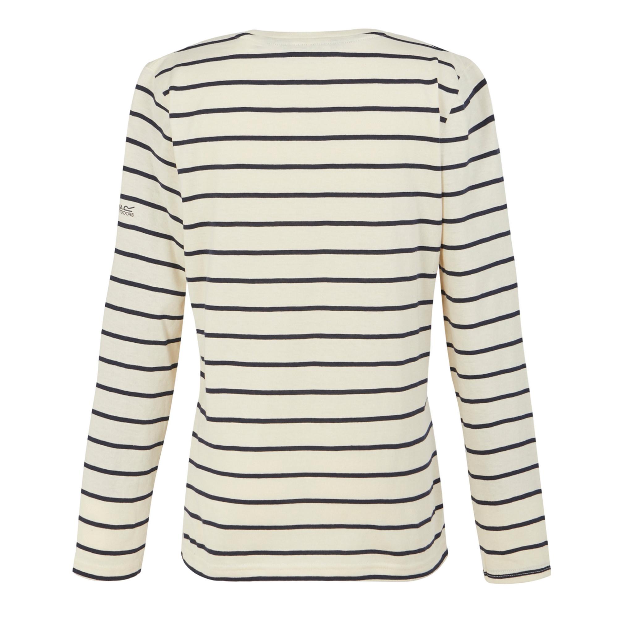 Regatta Federica II T-Shirt a Maniche Lunghe a Righe  