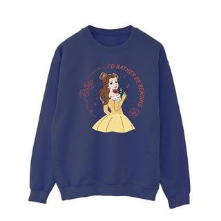 Disney  Beauty And The Beast I'd Rather Be Reading Sweatshirt 