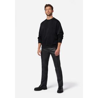 RICANO  Pantalon en cuir pour homme, Trant Pant, jeans en cuir à cinq poches en cuir d'agneau lavé. 