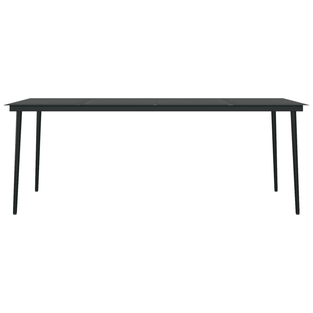 VidaXL Garten-esstisch stahl  