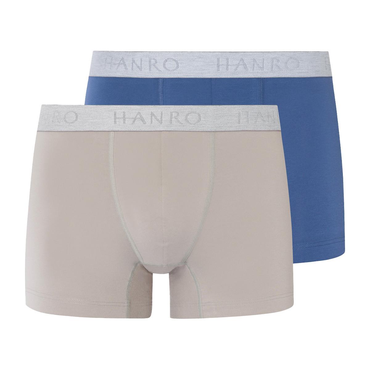 HANRO  Cotton Essentials lot de 2  - boxers 