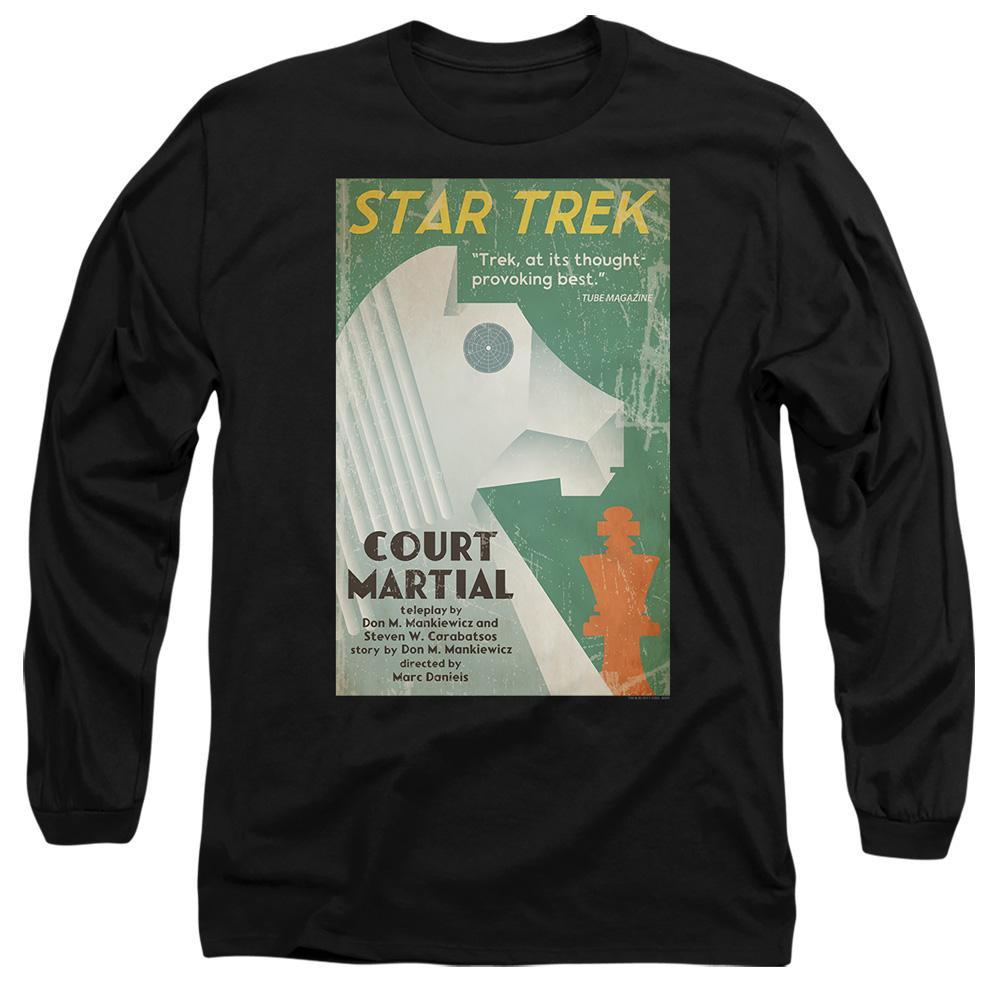 Star Trek The Original Series Episode 20 Court Martial T-Shirt Manches Longues  