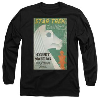 Star Trek The Original Series Episode 20 Court Martial T-Shirt Manches Longues  